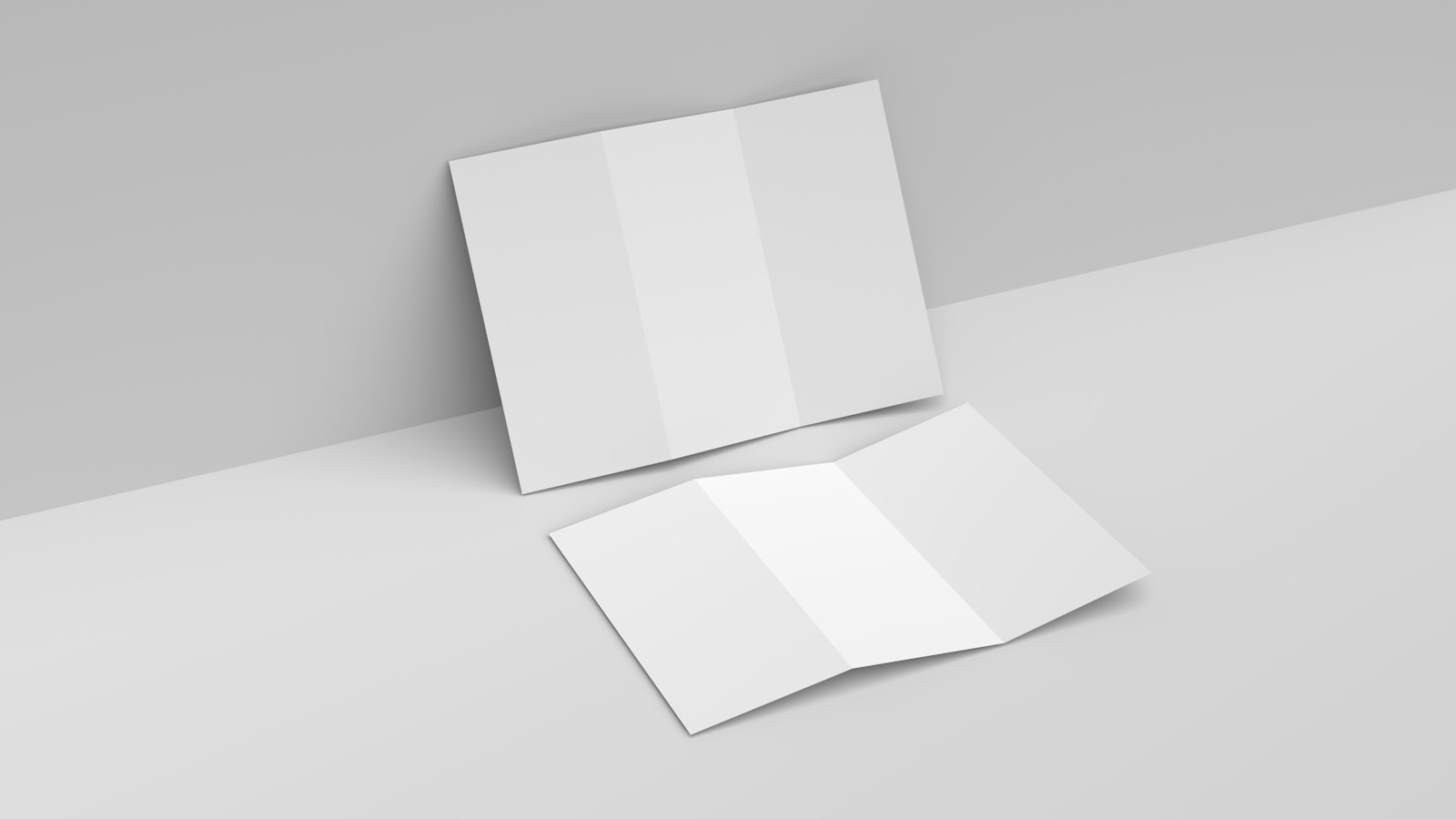 A plain white box on a white surface