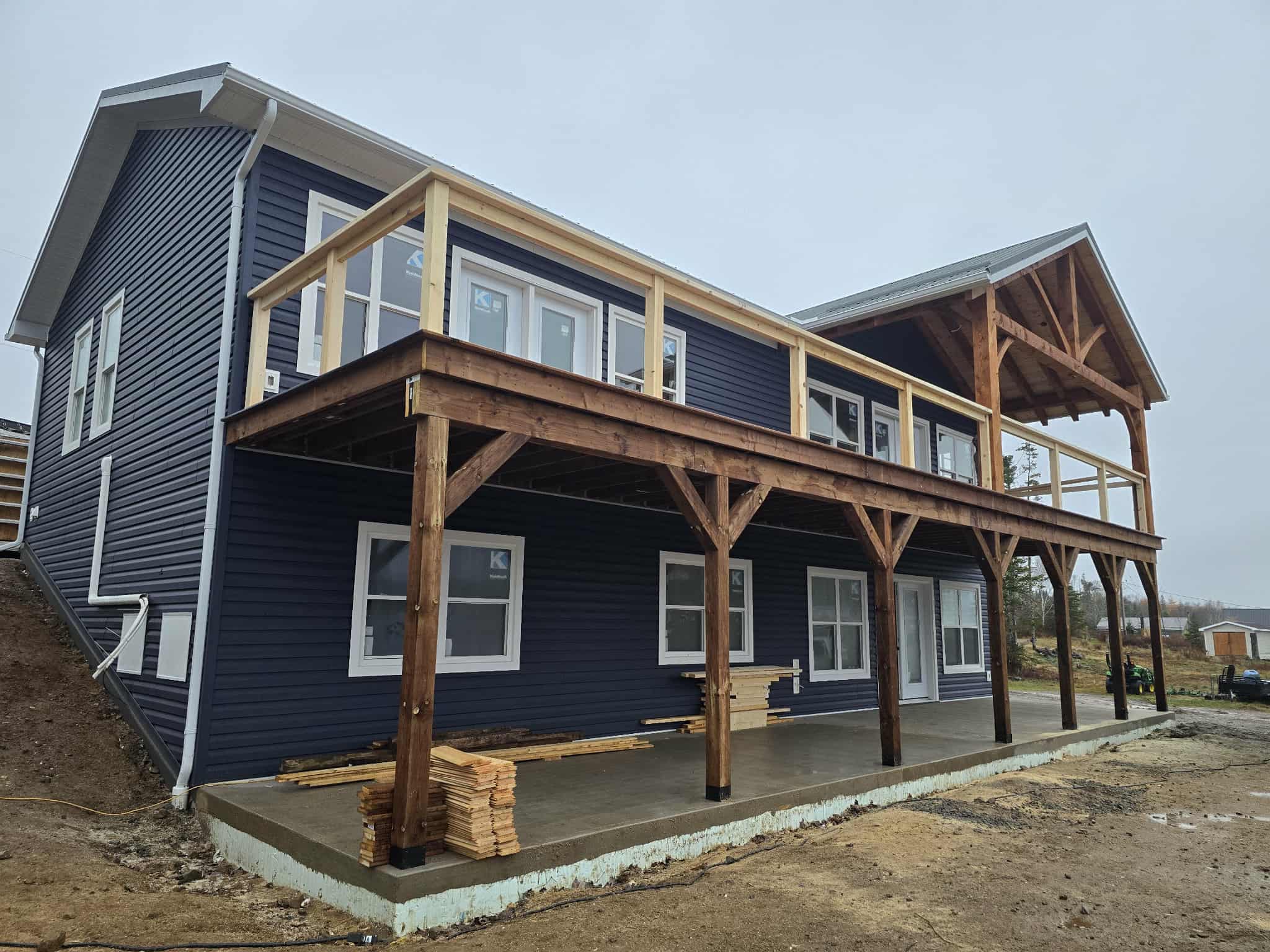 image of housing project roofs