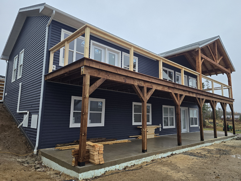 image of inspected roof structure (for a home inspector)