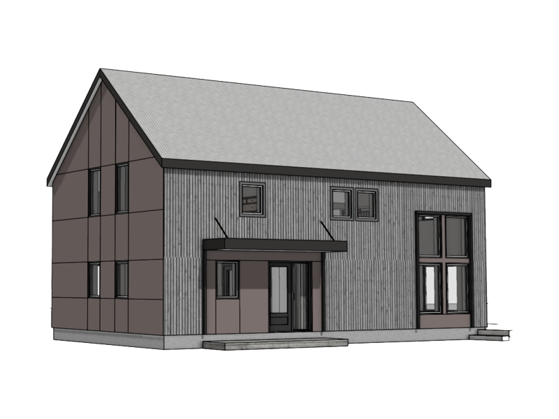 image of housing project roofs