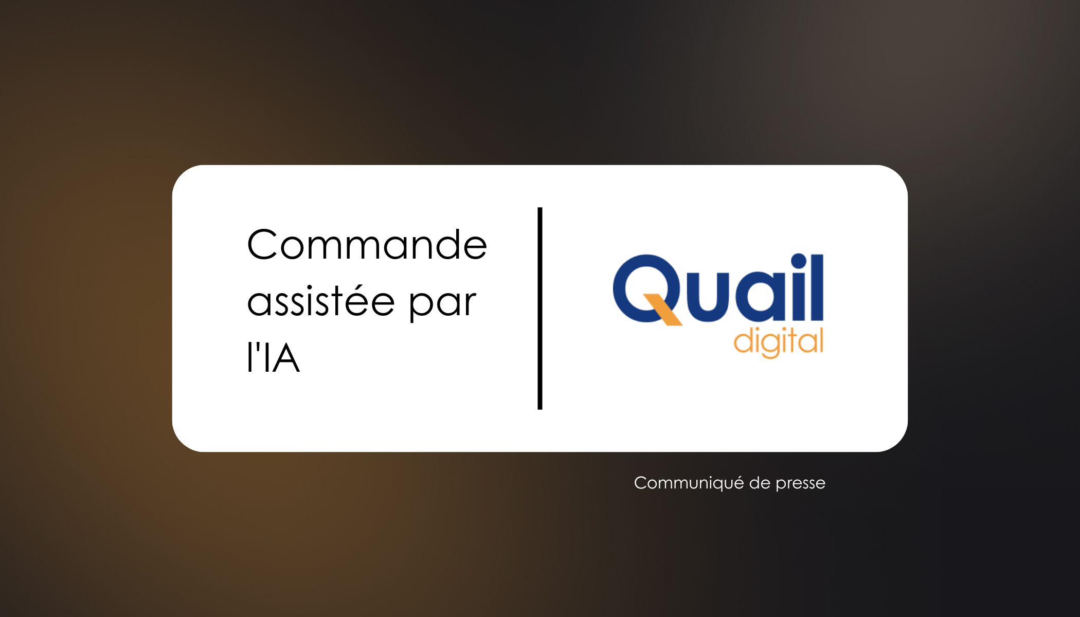 AI-Powered Ordering | Quail Digital