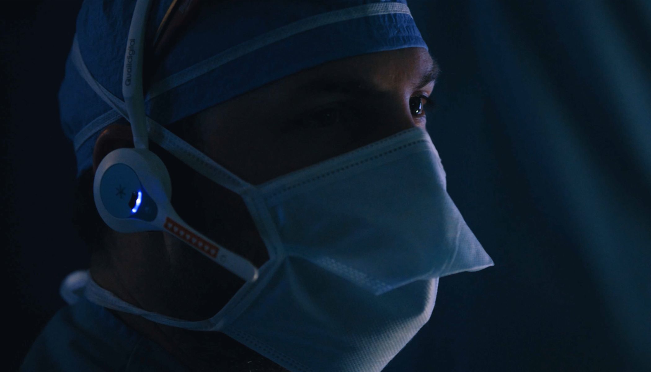 Surgeon wearing Pro11 Healthcare Headsets | Quail Digital