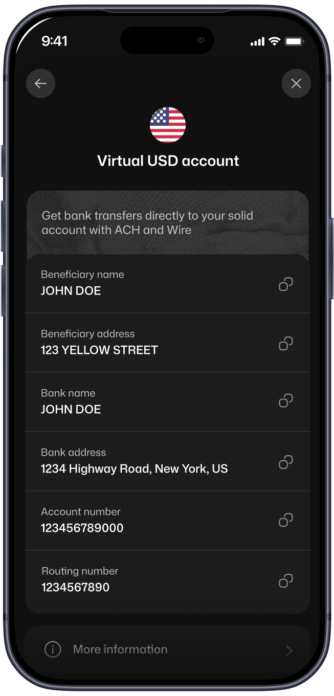 Solid app move screen