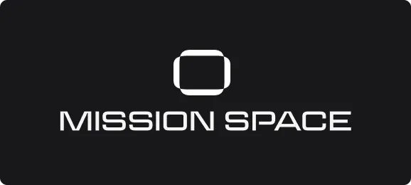 Mission Space logo — square icon and text

