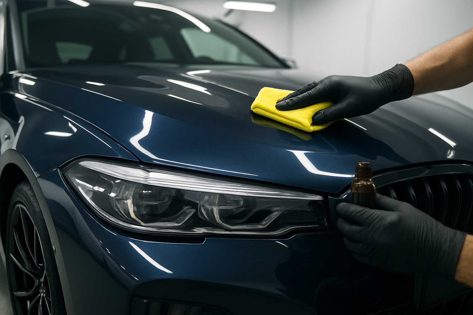 Illustration for Coastal-Salt Protection Strategy: Glass Coating + Ceramic Coating + Paint Correction related to motoshield pro premium 2mil ceramic window tint for auto details