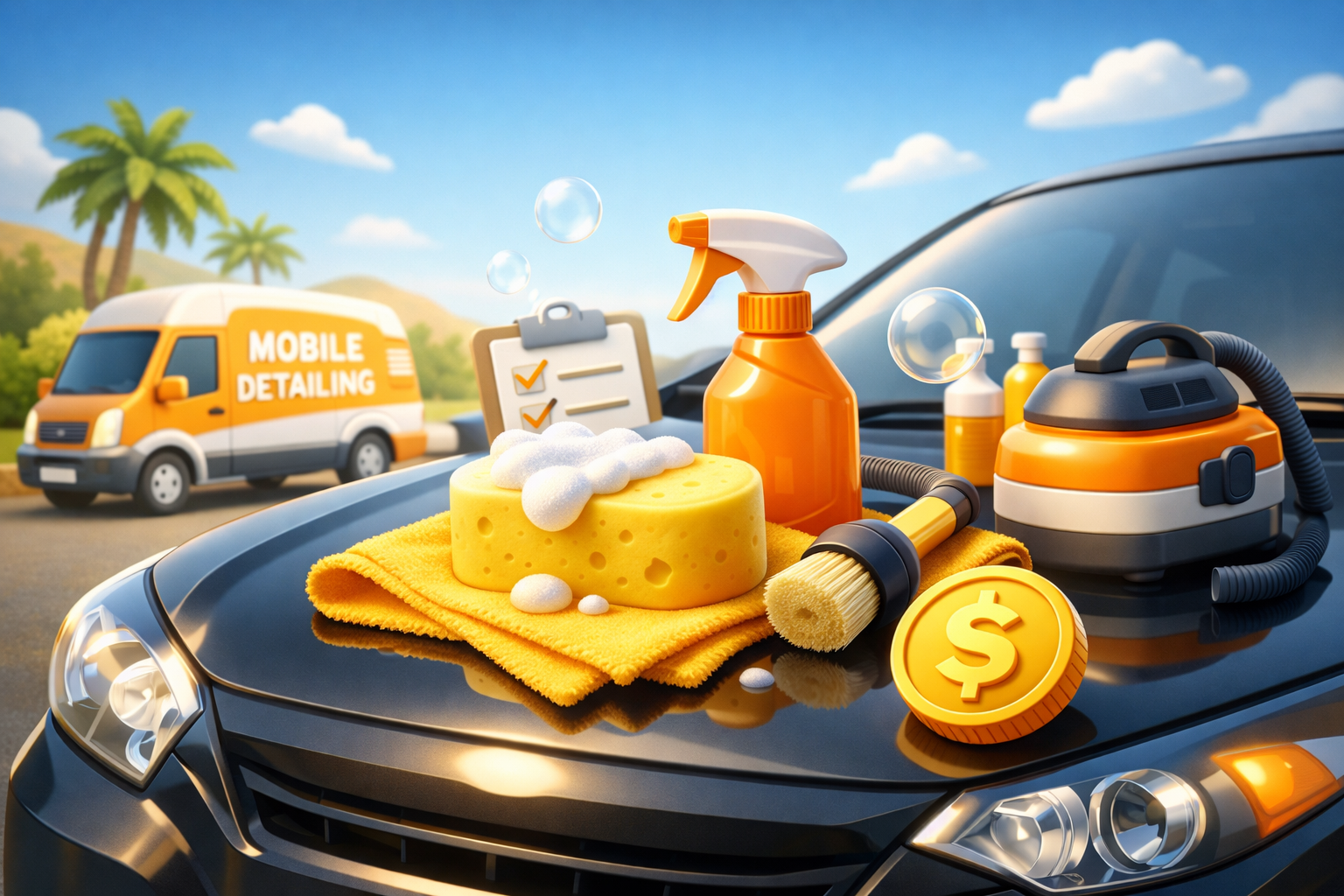 Mobile Car Detailing in Escondido: What’s Included, How It Works, and What It Costs