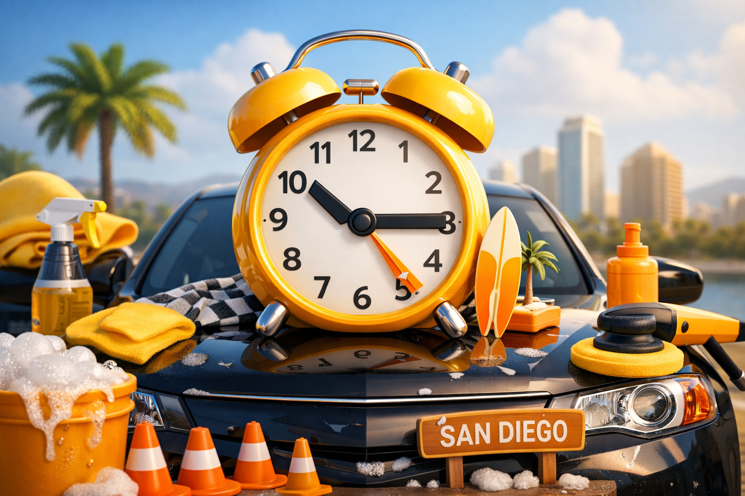 How Long Does a Full Car Detail Take in San Diego?