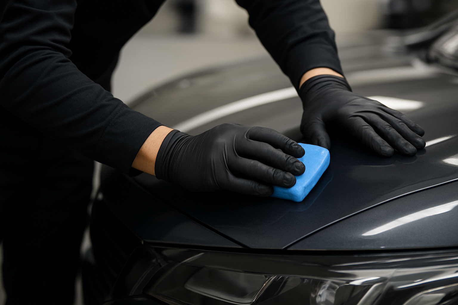 Illustration for #5 Risks, Myths, and How Pros Avoid Marring related to clay bar service san diego