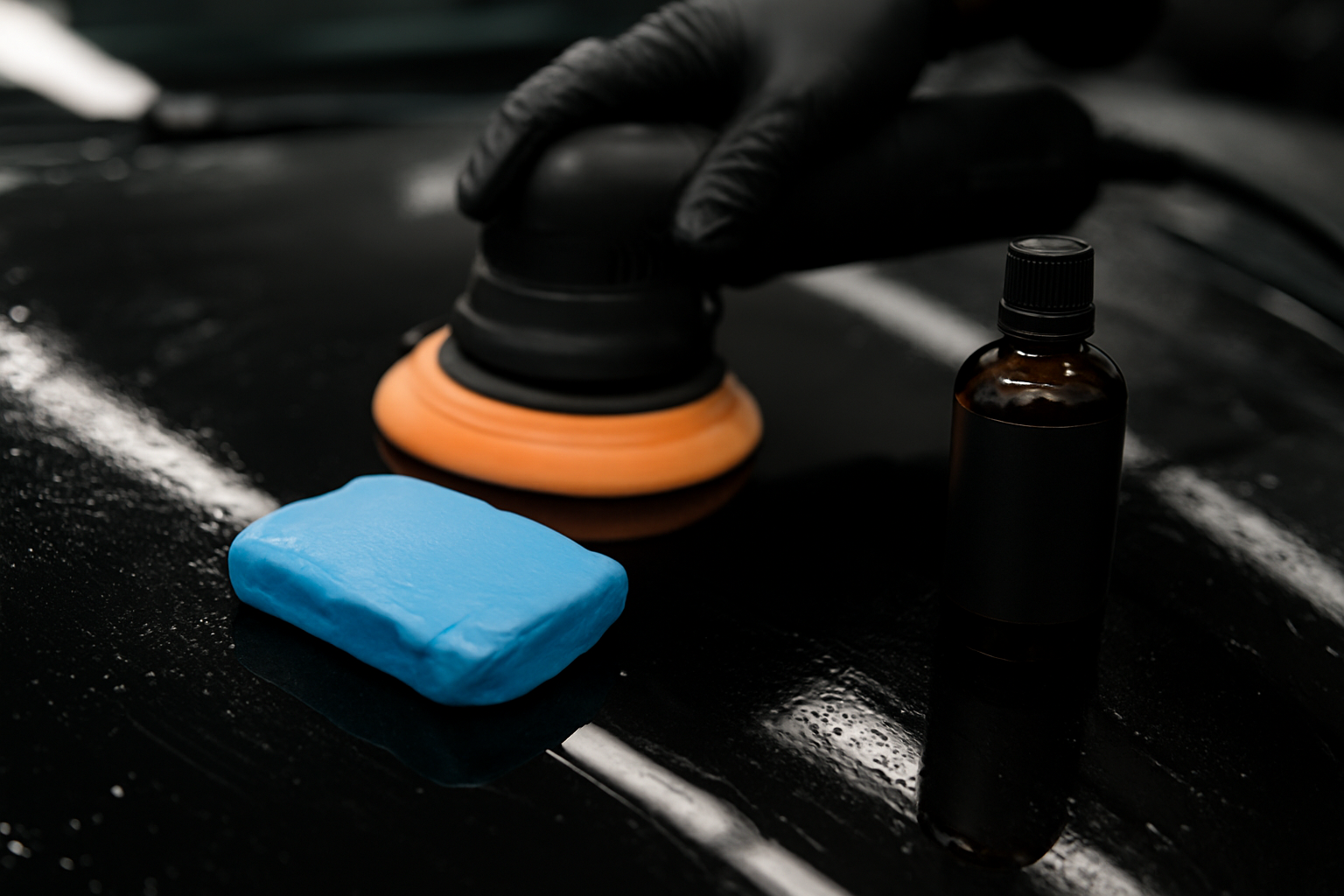 Illustration for #10 The Best Pairings: Clay, Paint Correction, and Ceramic Coating related to clay bar service san diego