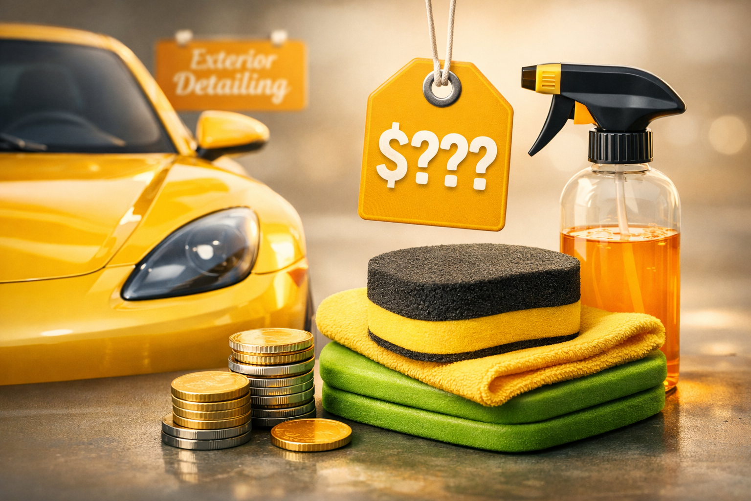 How much should an exterior detail cost