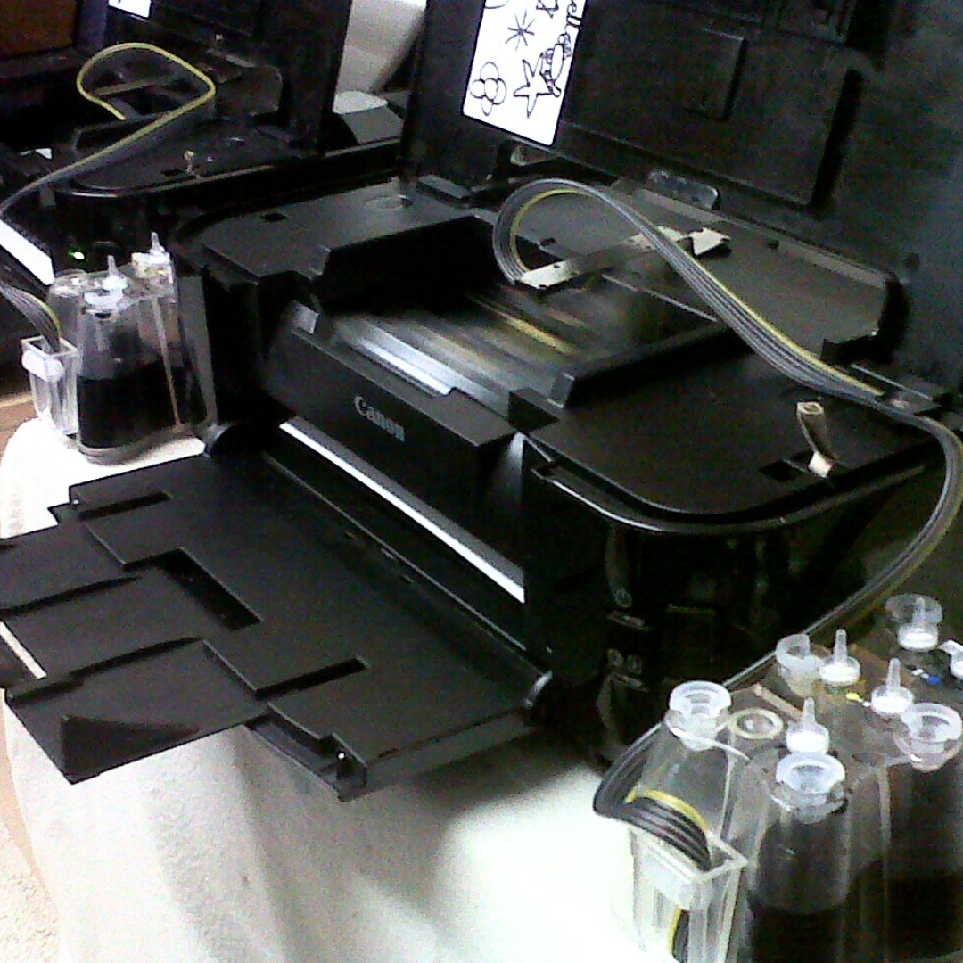 Edible Butterflies being printed on our first edible printer. 