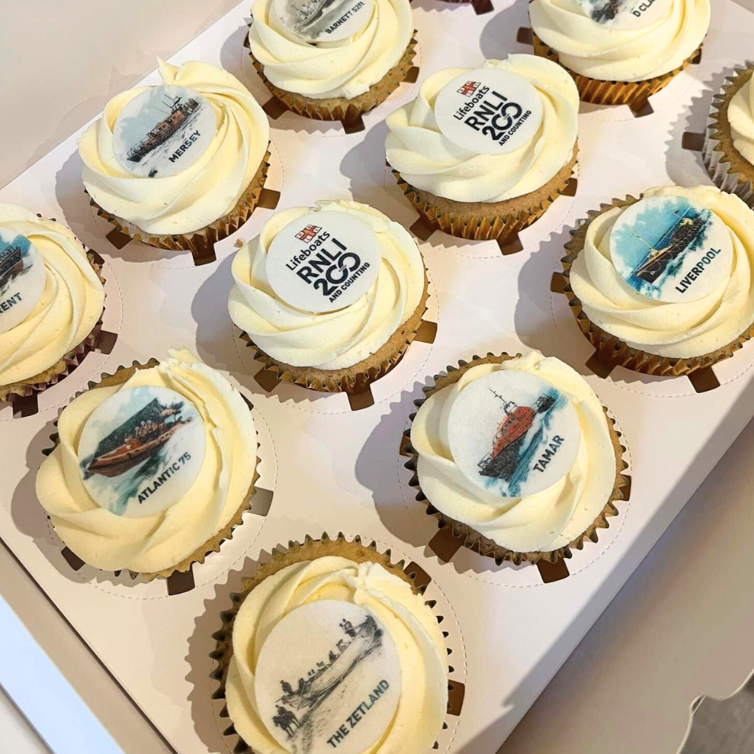 RNLI Cupcake toppers 