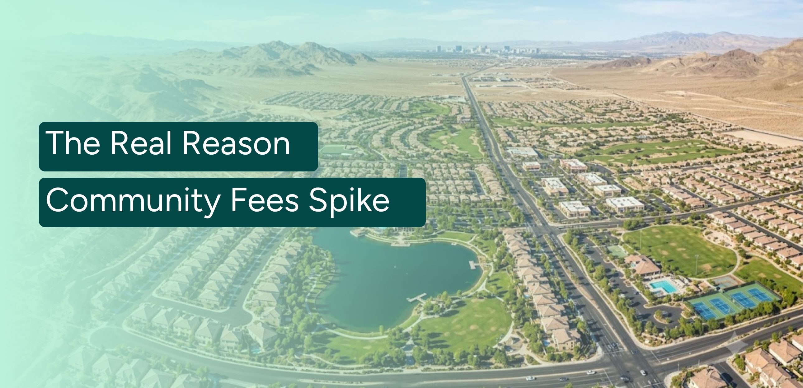 The Real Reason Community Fees Spike — and the Plan That Prevents It