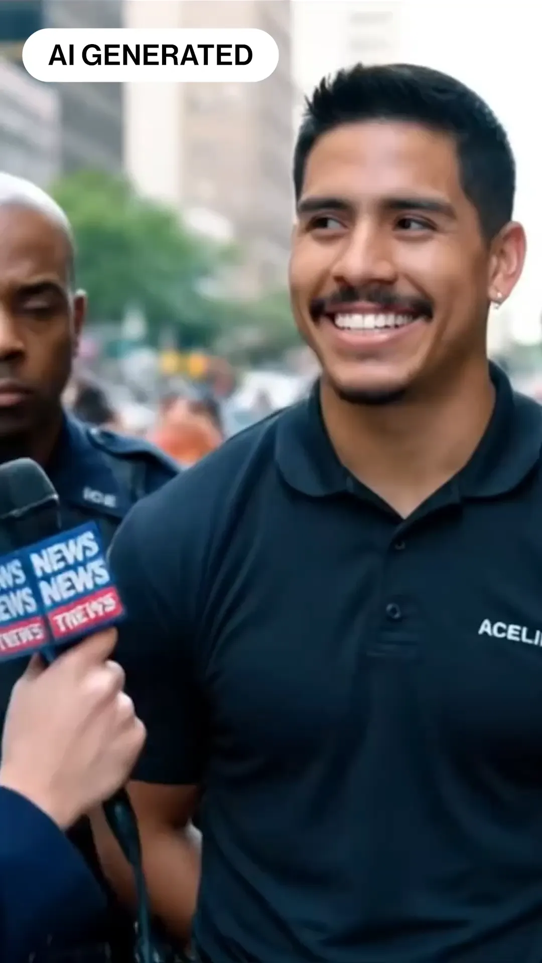 Video thumbnail of Ai generated interview with deportated man