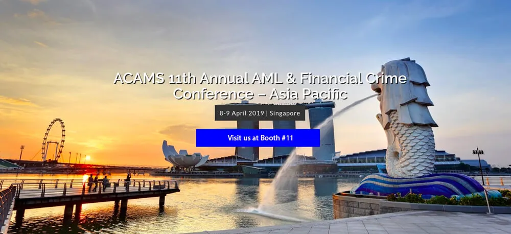 ACAMS Conference in Singapore for Tookitaki Disruptive AML Solution