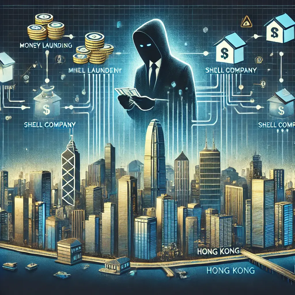 Use of shell companies for Money Laundering in Hong Kong