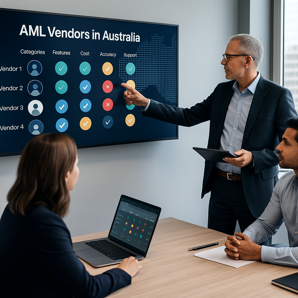 AML Vendors in Australia: Choosing the Right Partner for Compliance in 2025
