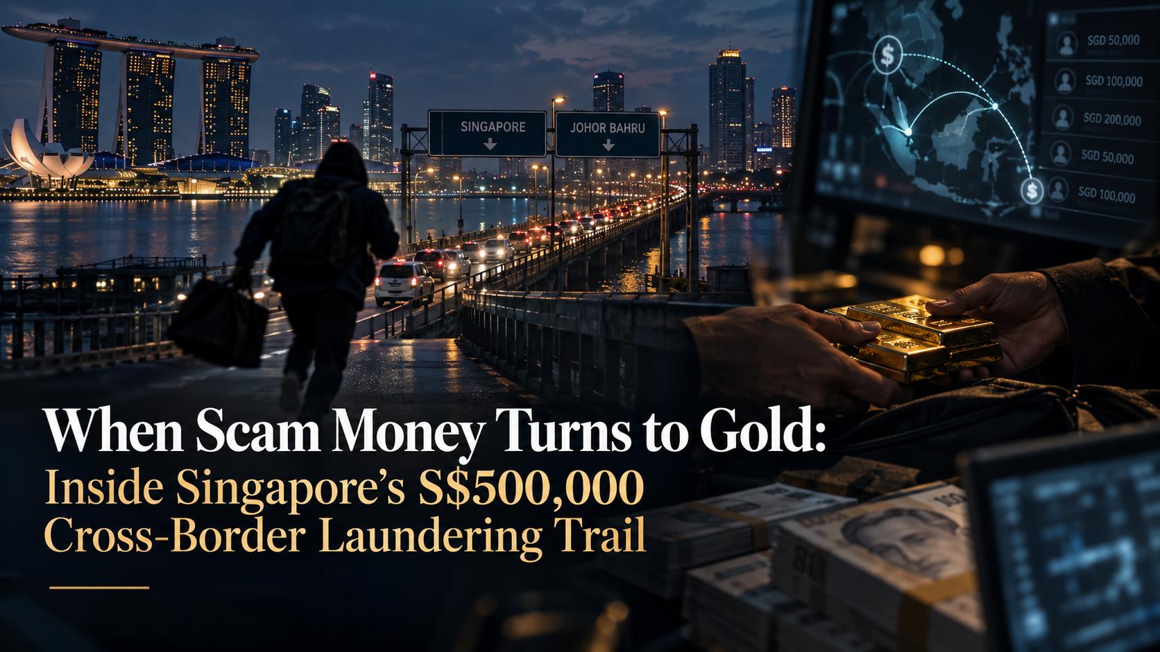When Scam Money Turns to Gold: Inside Singapore’s S$500,000 Cross-Border Laundering Trail