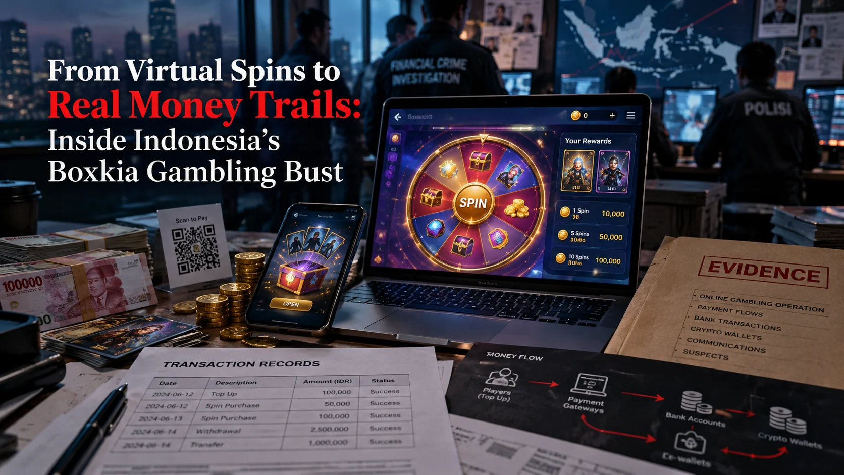 From Virtual Spins to Real Money Trails: Inside Indonesia’s Boxkia Gambling Bust