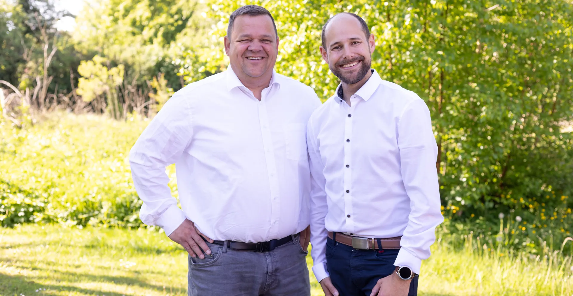 Die beiden Geschäftsführer von Nordtraum Immobilien GmbH