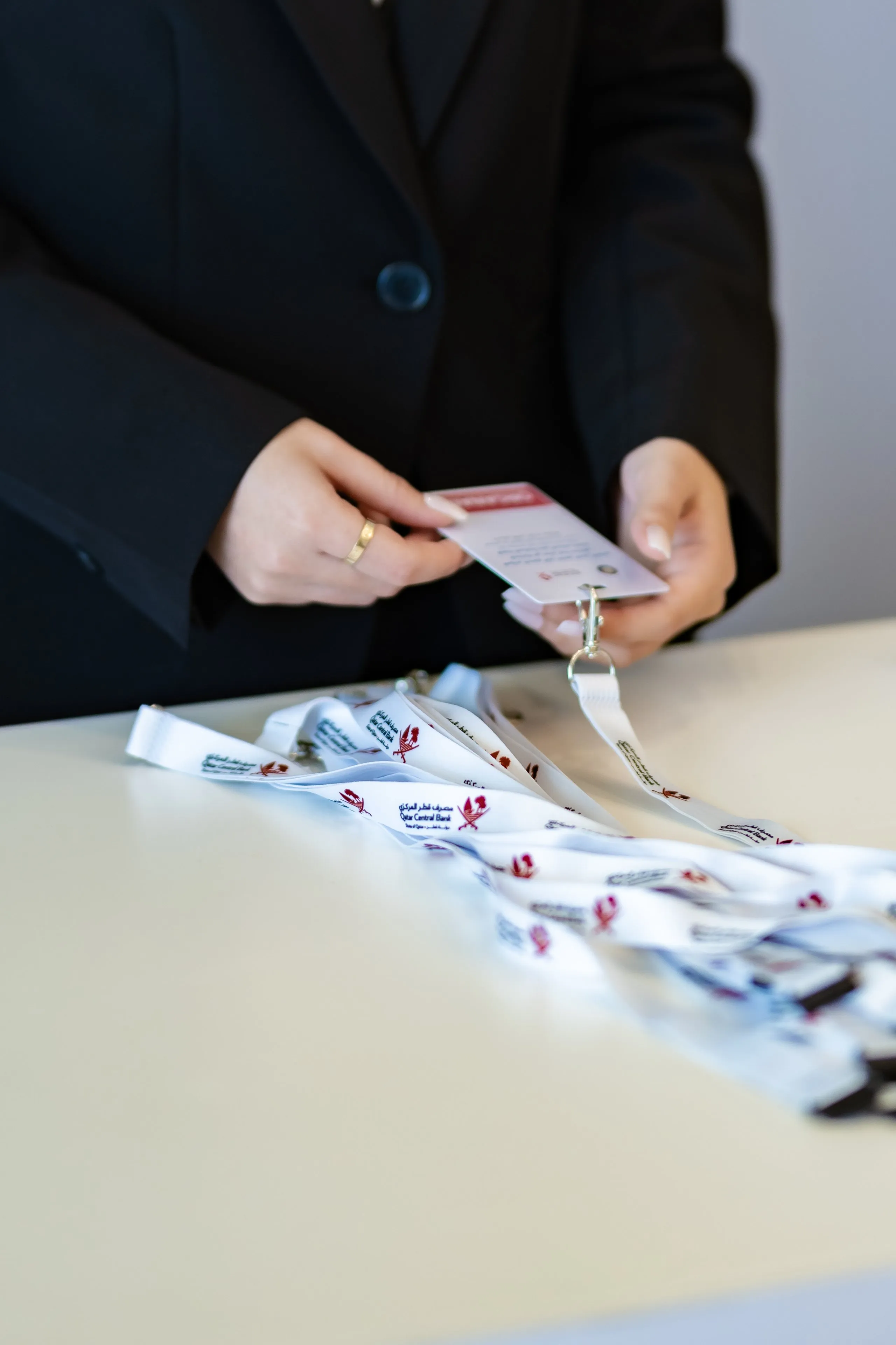 Premium printed badges for networking events