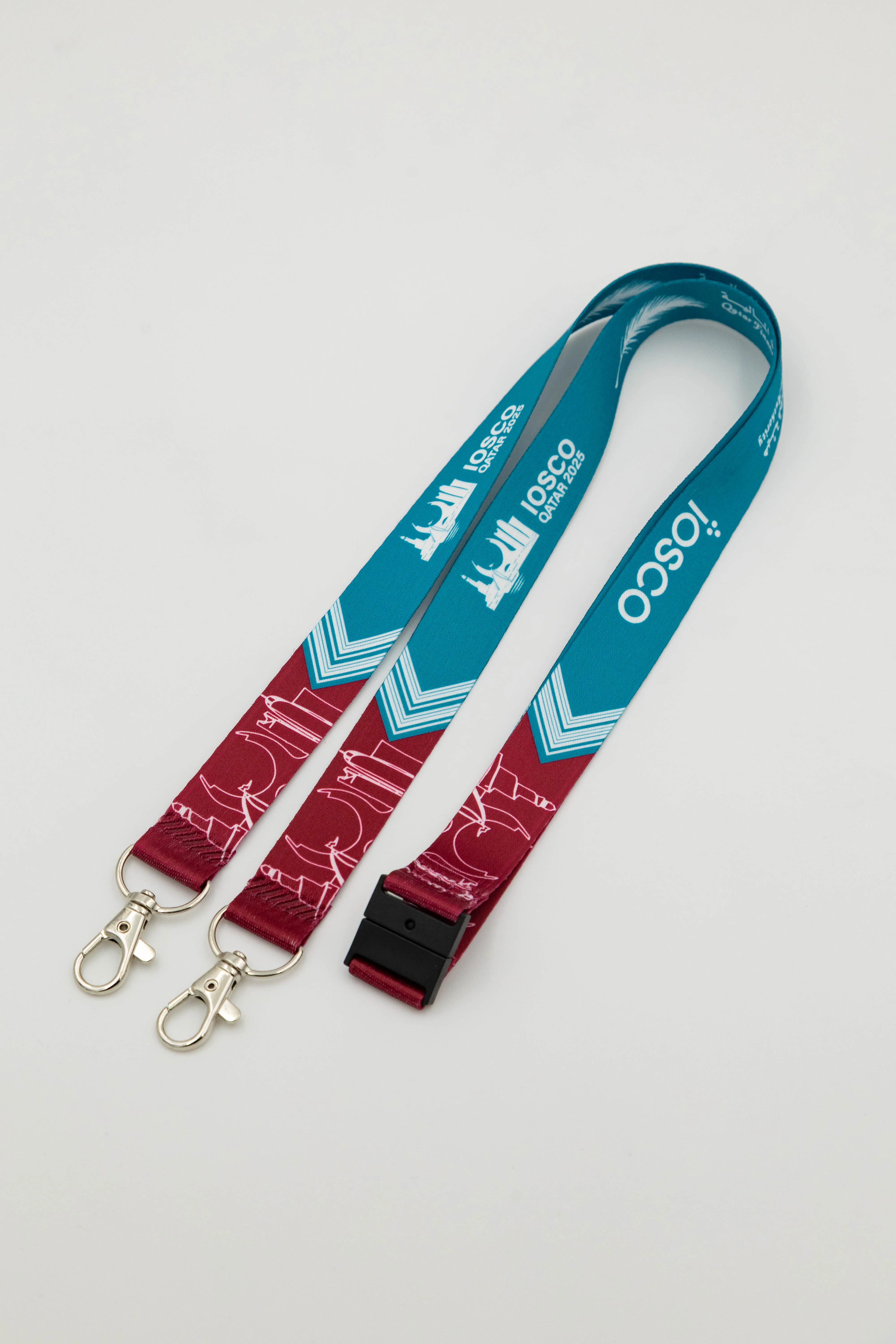 A lanyard manufactured by Lanyardy