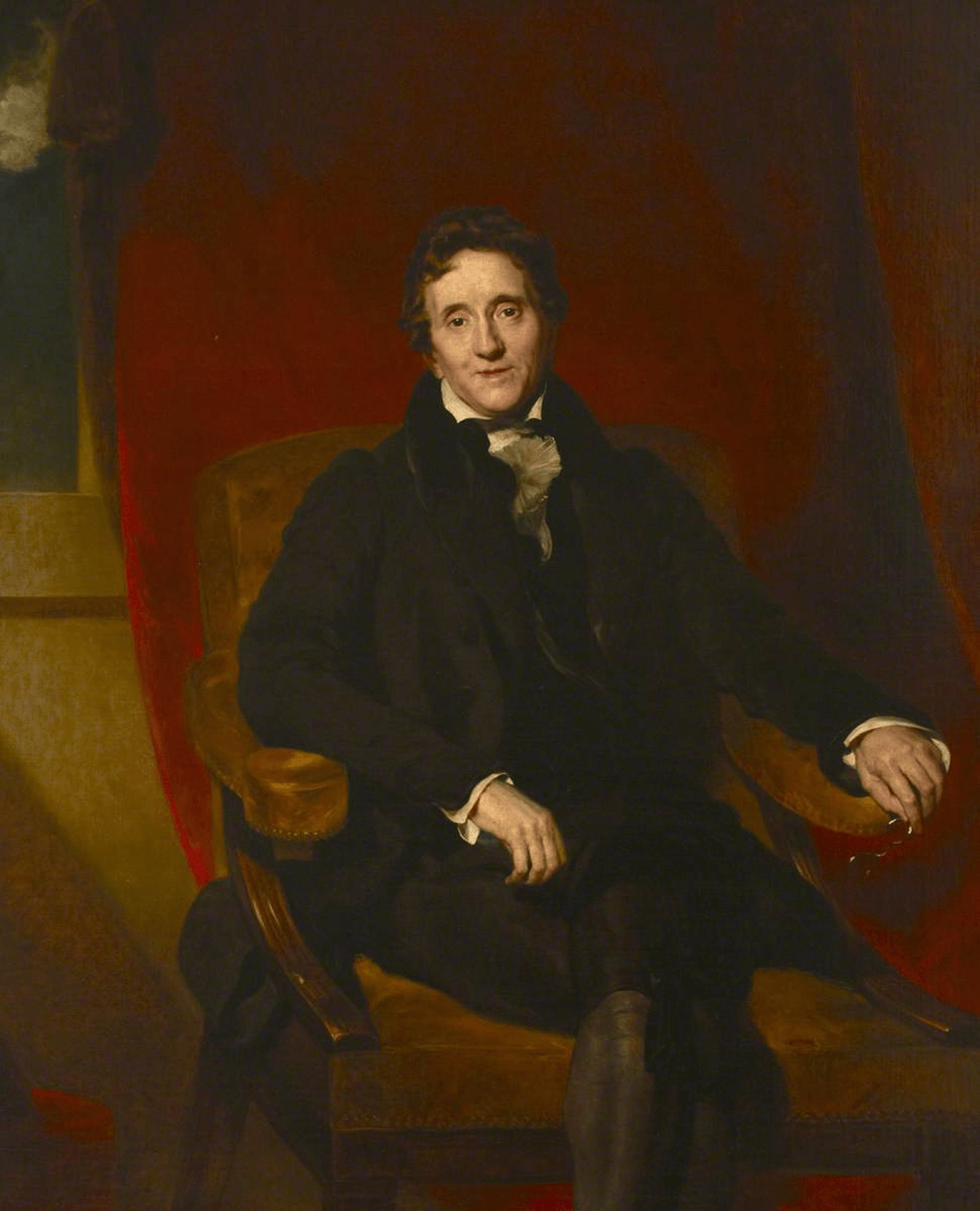 "Portrait of Sir John Soane, aged 76" (1828-29) by Sir Thomas Lawrence