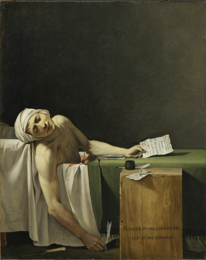 ''The Death of Marat'' (1793) by Jacques-Louis David