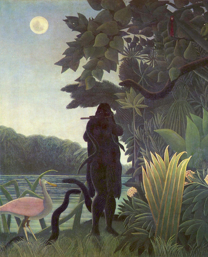 ''La Charmeuse de serpents'' (1907) by Henri Rousseau 