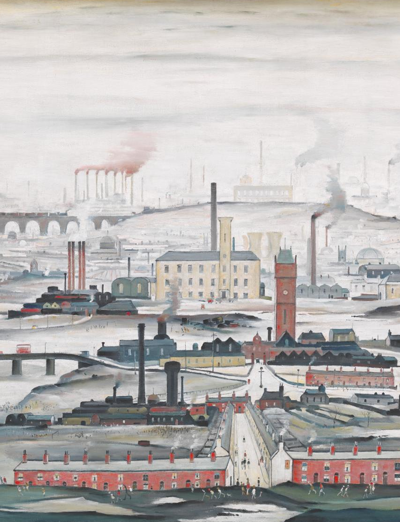 Industrial Landscape (1955) by L.S. Lowry