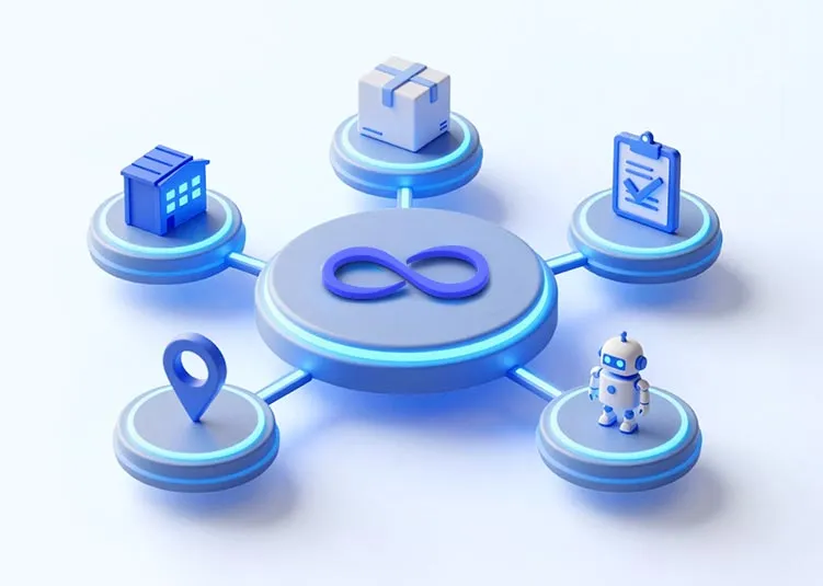 Caminhão com caixas prontas para embarque