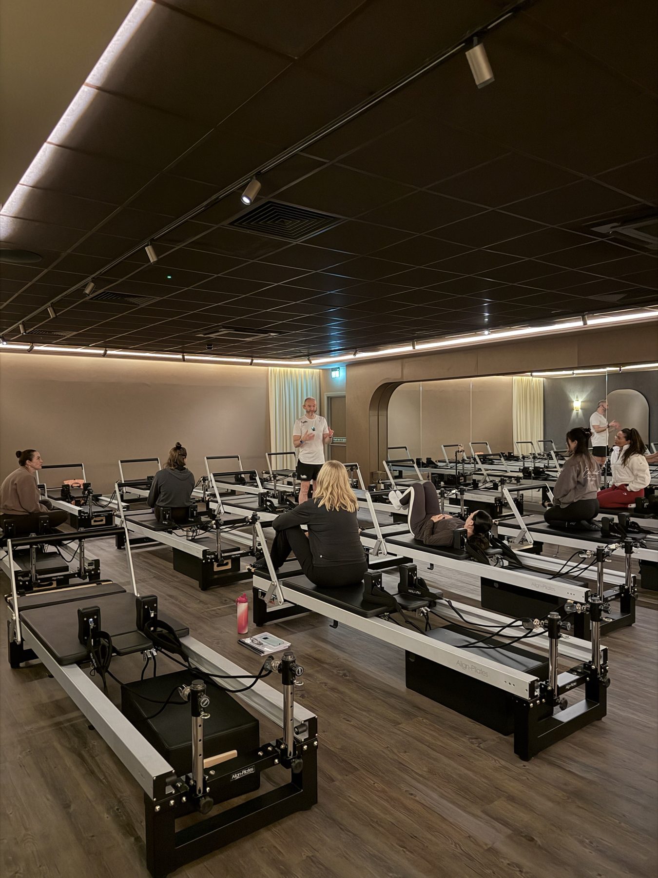Glen McCready teaching Reformer Pilates instructor training