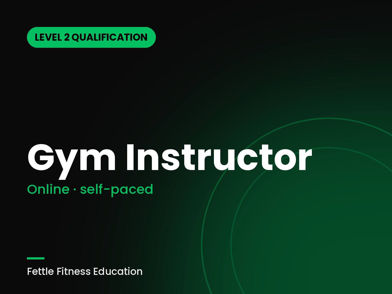 Level 2 Gym Instructor course - Fettle Fitness Education