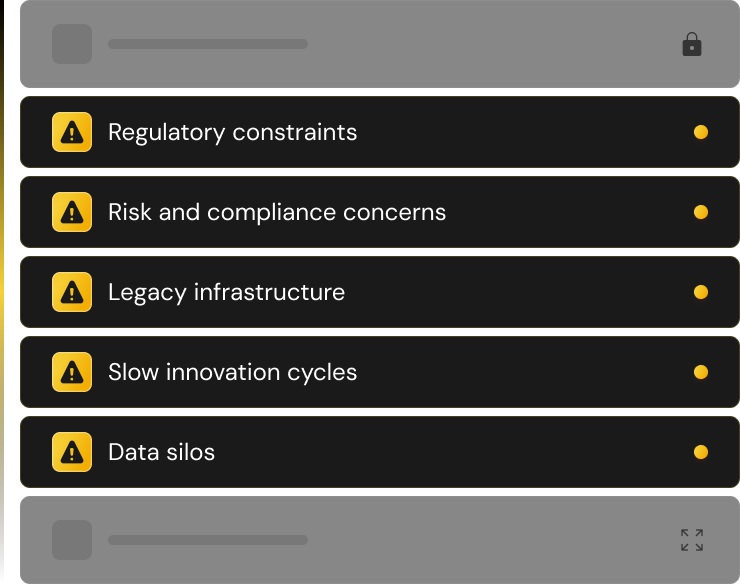 Notification panel highlighting 'Pilot Stagnation' with the message 'ROI not realized' and a yellow alert icon.