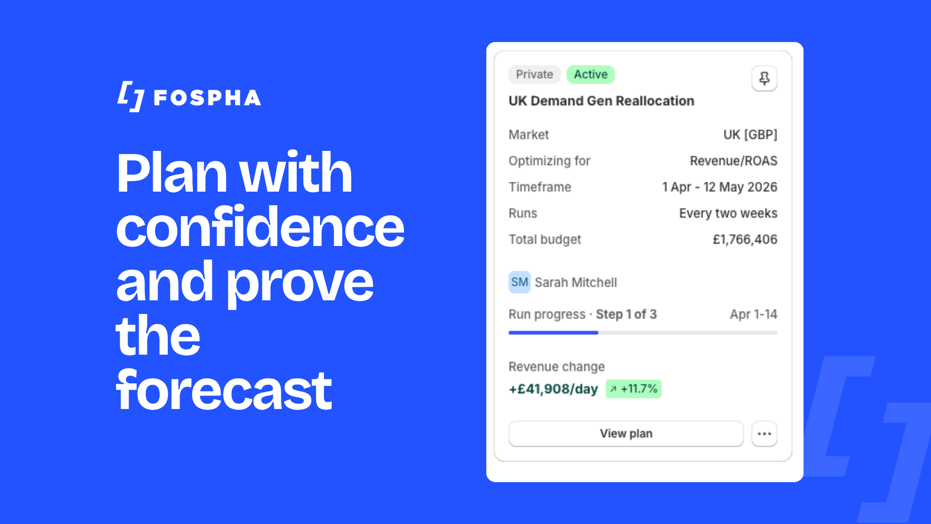 Plan with confidence and prove the forecast: Fospha's July release debrief 