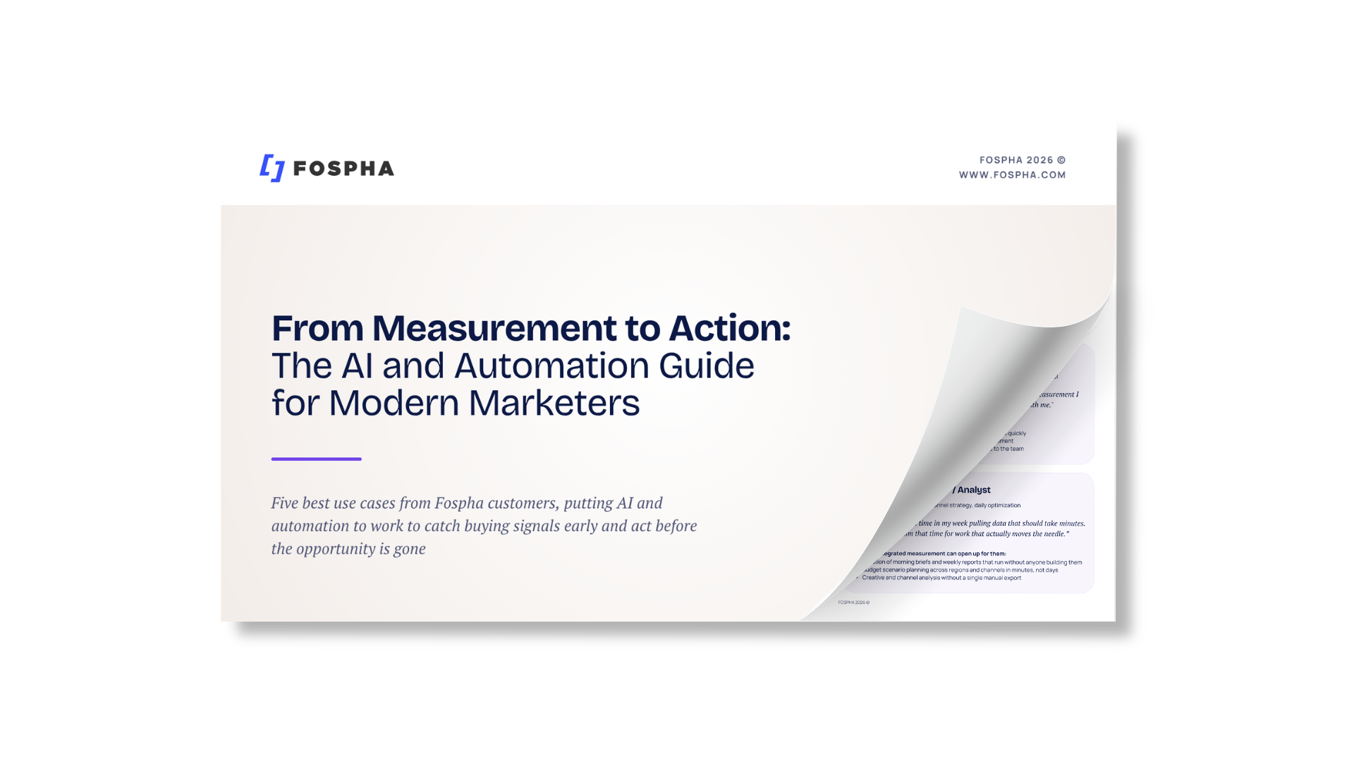 From Measurement to Action: The AI and Automation Guide for Modern Marketers
