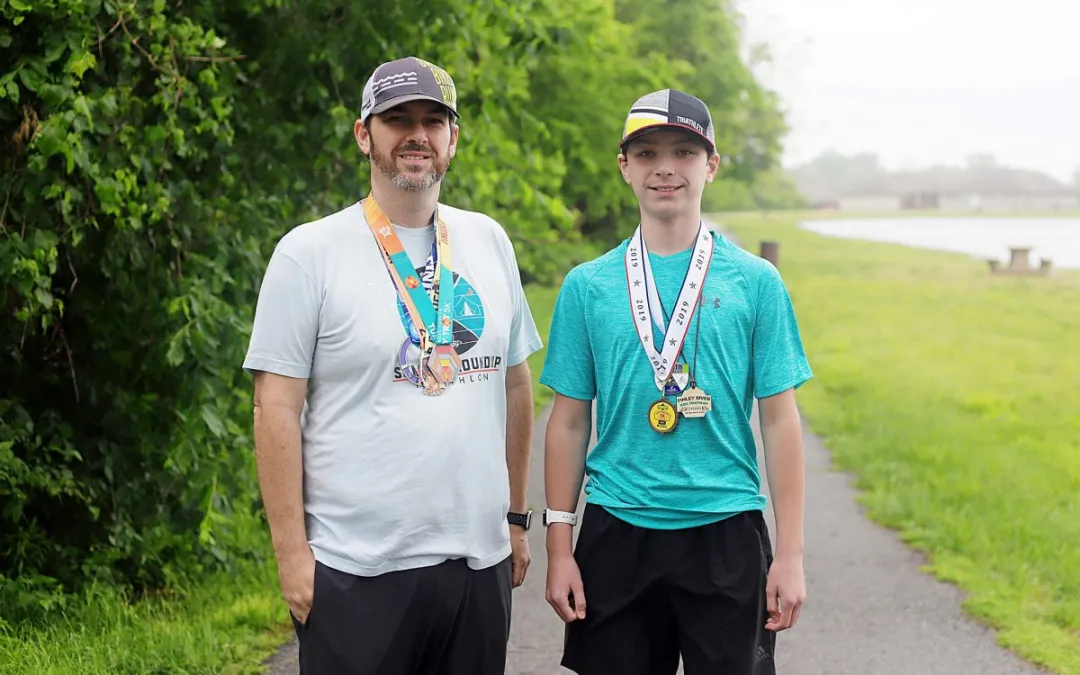 Why I Run – Triathlon Transformation Races, community help Rion Huffman and his family achieve goals and dreams