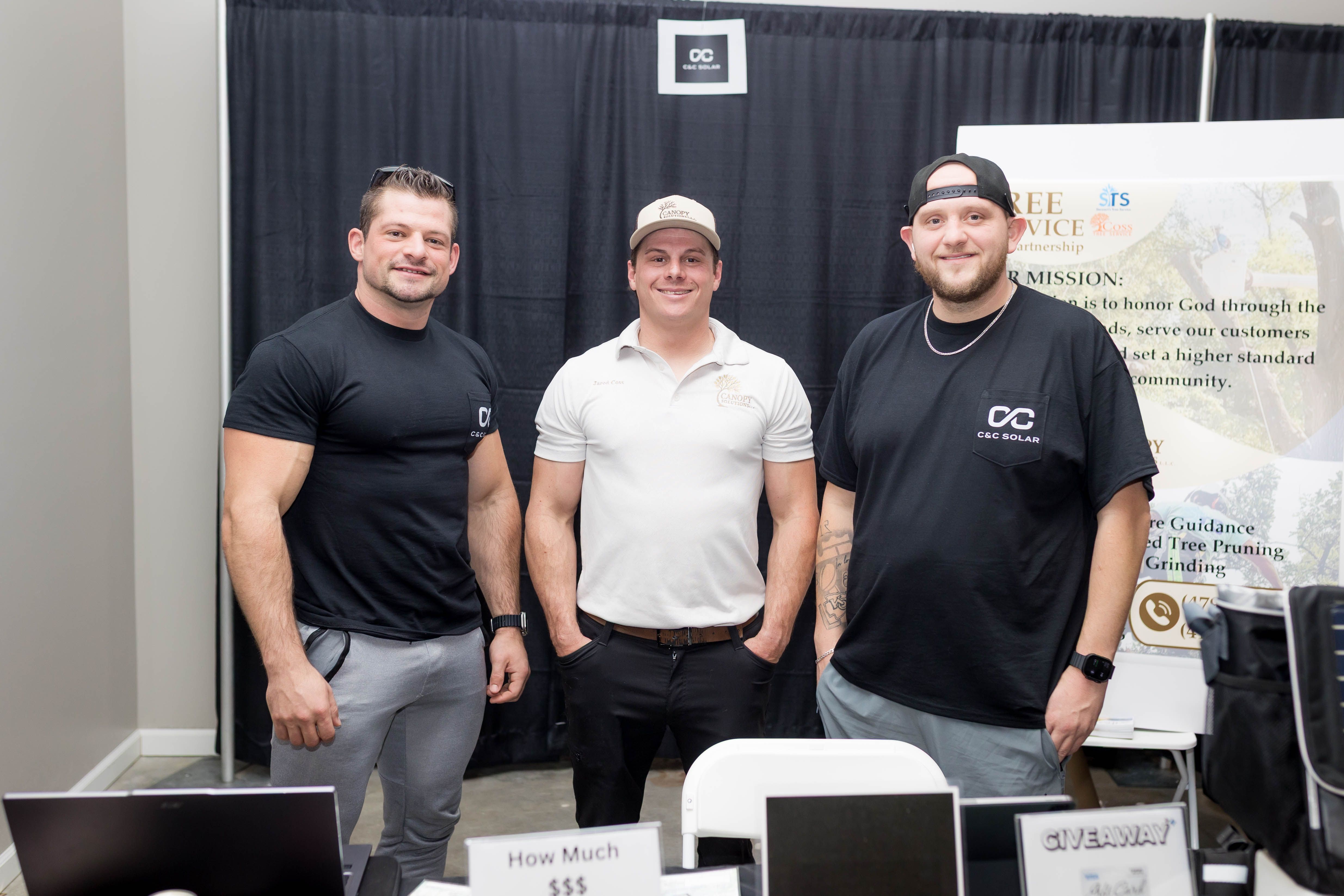 Clayton Brewer and Christian Lovell; C&C Solar Jared Coss; Canopy Solutions LLC