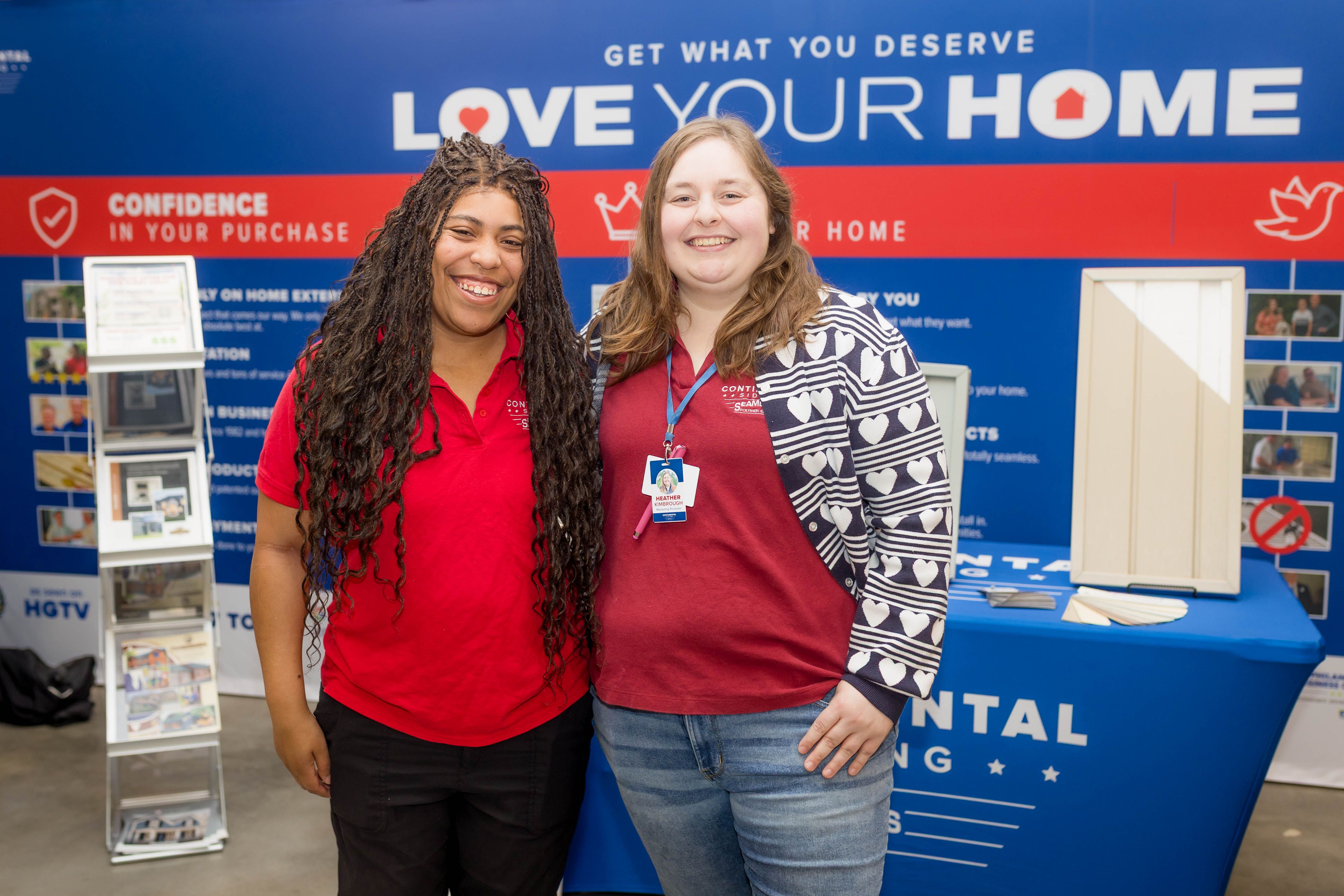 Cyan Davis and Heather Kimbrough; Continental Siding