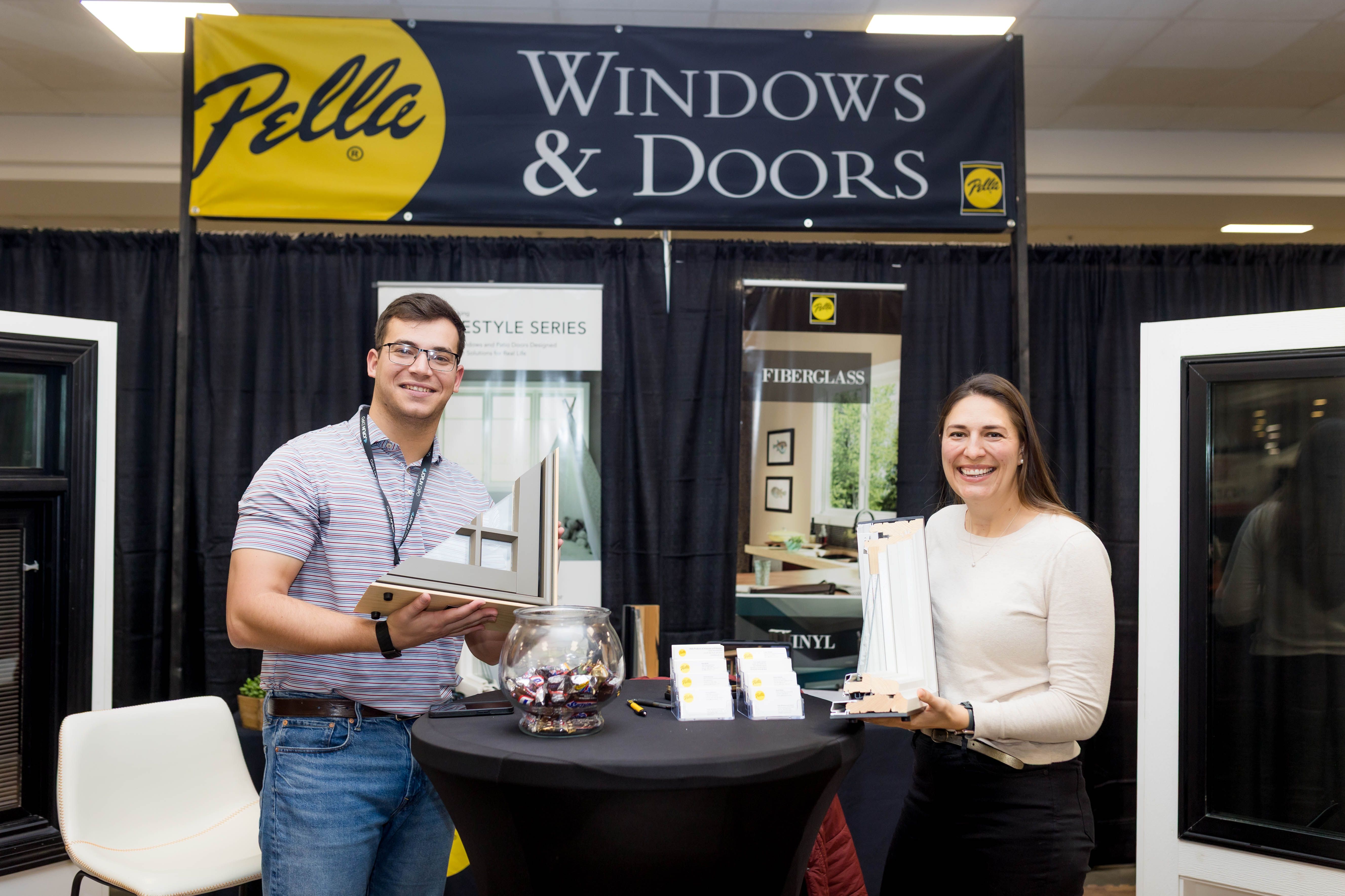Logan McGee and Emile Kruger; Pella Windows & Doors