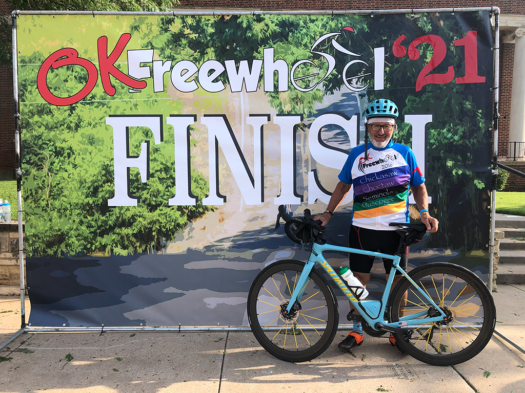 Charlie Katzer Keeps Cycling with No Signs of Putting on the Brakes