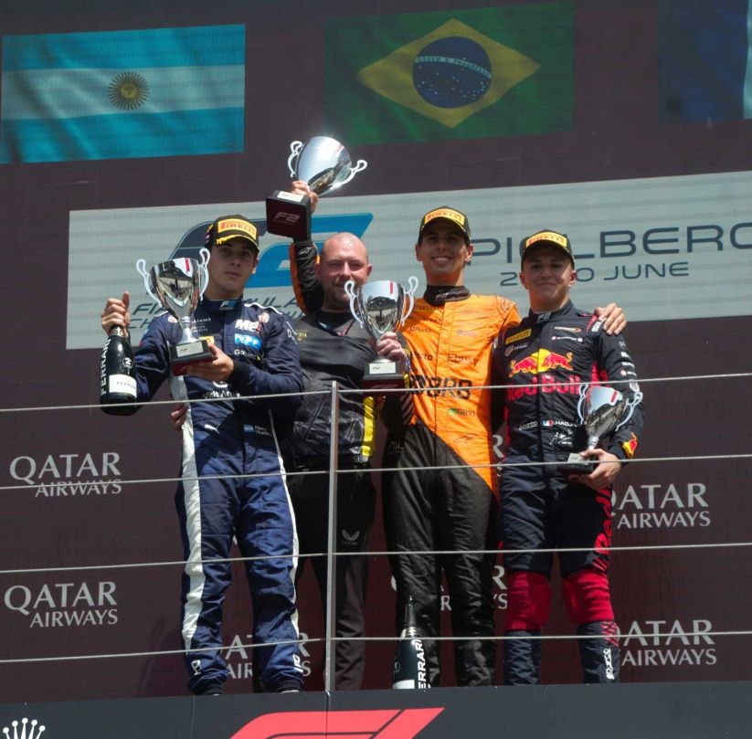 Jovenes pilotos de Formula 4 Argentina