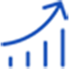 Icon representing growth or increasing revenue.