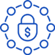 Icon representing securing funded opportunities.
