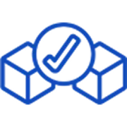 Icon representing confident and secure transactions.