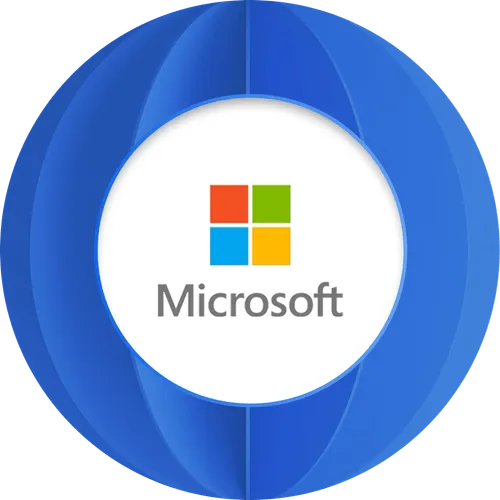Microsoft logo.