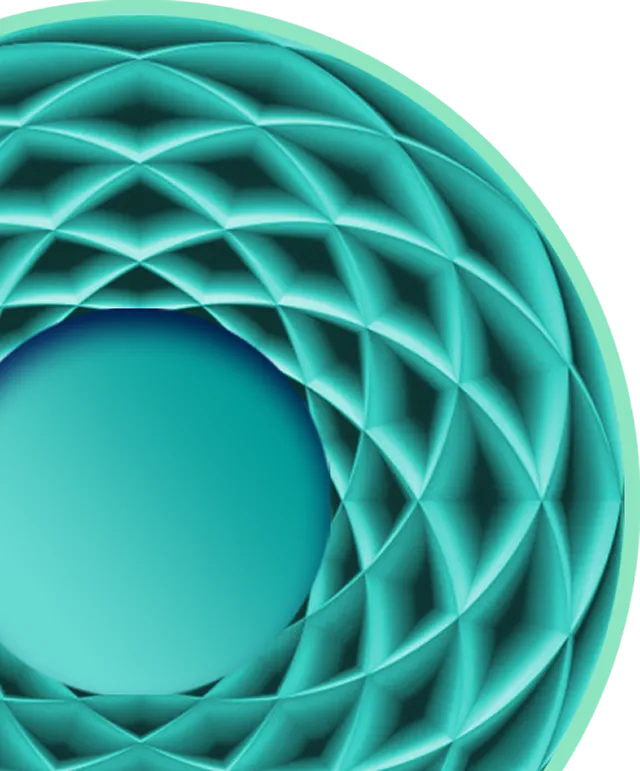 Decorative abstract shape.
