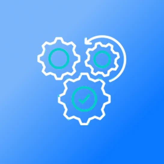 Abstract illustration representing automated approvals and forms.
