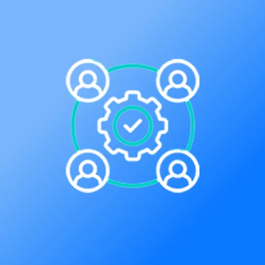 Abstract illustration representing workforce engagement and alignment.