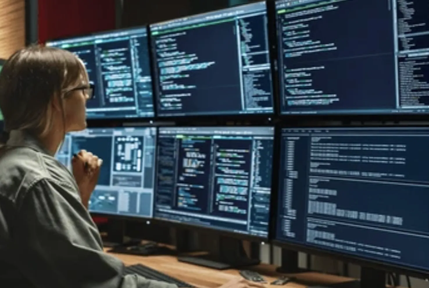 Security Operations Monitoring Dashboard Illustration